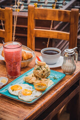 bolón de verde en desayuno