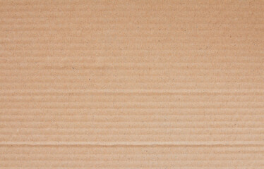 Fototapeta premium Cardboard sheet texture background, detail of recycle brown paper box pattern.