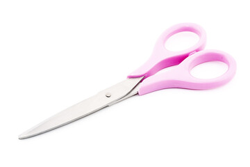 ピンクのはさみ
