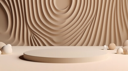 Obraz premium Cosmetic background for product presentation