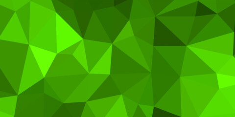 Fototapeta na wymiar abstract green geometric background with triangles shape