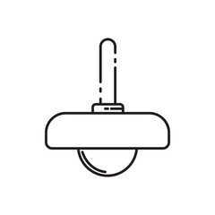 hanging lamp icon outline