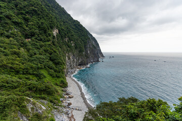 Qingshui Cliff in Hualien of Taiwan