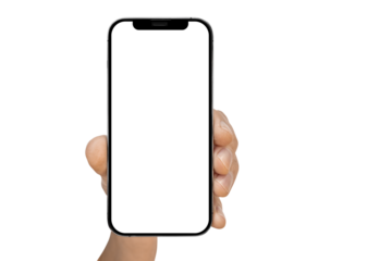 a phone iphone on a transparent background in PNG format