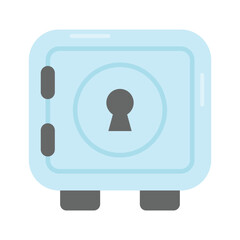 Bank vault for money saving, an icon of bank locker in editable style, premium vector