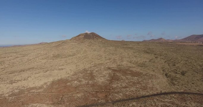 Volcan éteint sur l’île de Fuerteventura