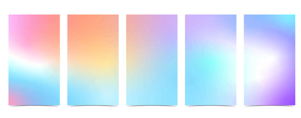 rainbow gradient for social media background