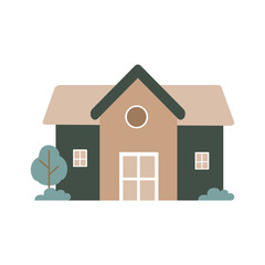 House vector illustration. Real Estate concept.Home loan