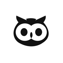 face of Majestic Owl logo vector 