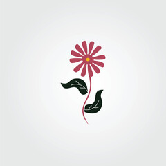 The best Flower icon vector, illustration logo template in trendy style. Suitable for many purposes.