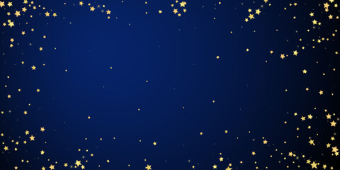 Magic stars vector overlay.  Gold stars scattered