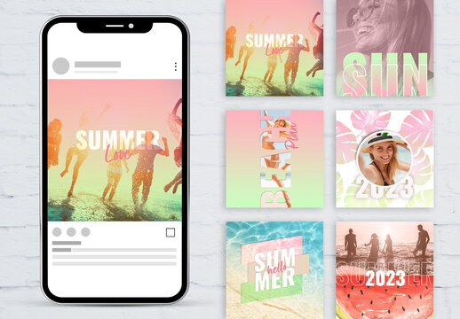 Summer Gradient Social Media Post