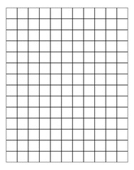 Squared manuscript. Japanese handwriting paper for hieroglyph- genko yoshi. vector