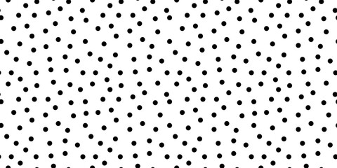 random dots texture. small polka dot seamless pattern background. black and white dots - obrazy, fototapety, plakaty