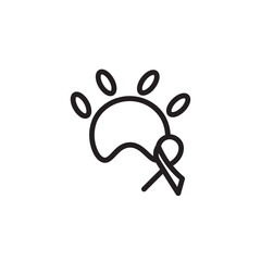 Animal Cancer Drugs Outline Icon