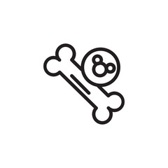 Bone Brain Disease Outline Icon