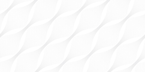  Retro wavy background. Seamless pattern. Vector. レトロなみなみパターン