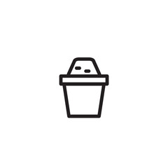 Sea Bucket Sand Outline Icon