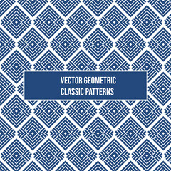 Obraz premium a set of seamless patterns