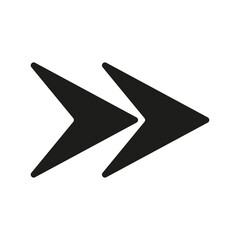 Arrow icon pointing sideways. A simple and sleek icon featuring an arrow pointing horizontally, indicating a lateral movement or direction.