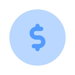 dollar duotone icon