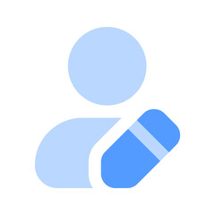 edit profile duotone icon