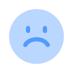 sad duotone icon