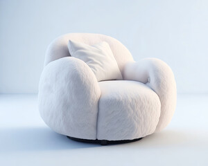 Fototapeta na wymiar elegance futuristic armchair. Generative AI