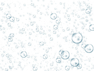 Underwater Sparkling Air Bubbles 