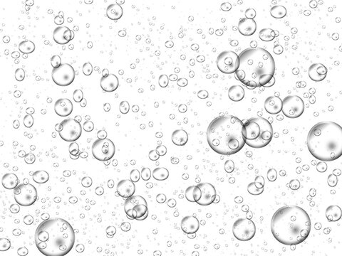 Underwater Sparkling Air Bubbles 