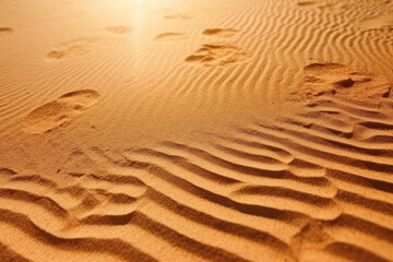 footprint in the sand