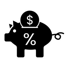 Obraz premium Tax Service Icon Element