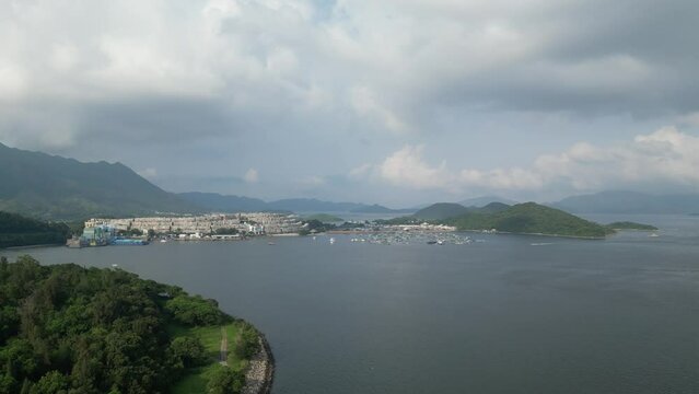 the Sea and mountains, tolo Harbour coastline, May 20 2023