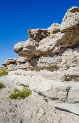 Jagged Cliff Faces at Agate Fossil Beds National Monument