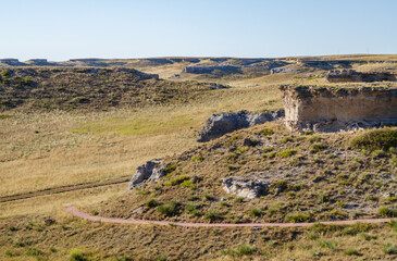 Jagged Cliff Faces at Agate Fossil Beds National Monument