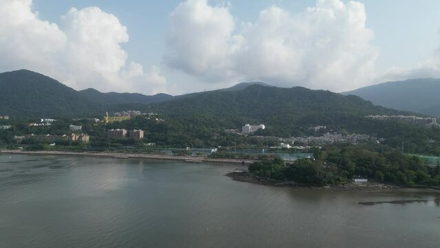 the Sea and mountains, tolo Harbour coastline, May 20 2023