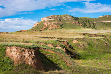 Buttes and Landscape of Scotts Bluff National Monument