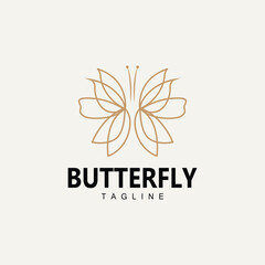 Butterfly Logo, Animal Design With Beautiful Wings, Decorative Animals, Product Brands