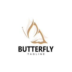 Butterfly Logo, Animal Design With Beautiful Wings, Decorative Animals, Product Brands