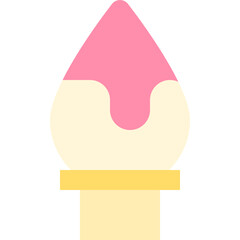 paint brush flat icon