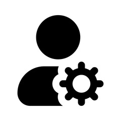 user setting glyph icon