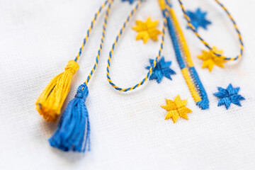 Embroidered shirt for a newborn. Ukrainian traditions. Vyshyvanka day
