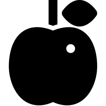 apple black solid icon