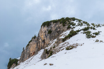 snowy Rofan Mountains