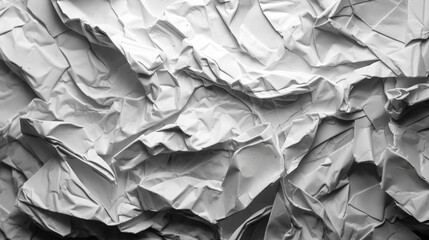 Abstract background with crumpled paper, generative AI.