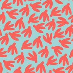 Seamless pattern. Hand drawn patterns inspired by the rich colors of natural dyes, organic and geometric shapes, vintage charm with a modern touch For wrapping paper, other design projects