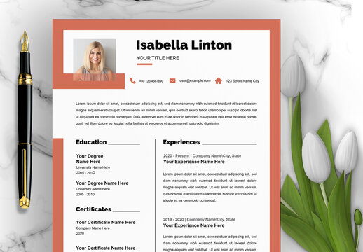 Creative Canvas Artistic Resume Design