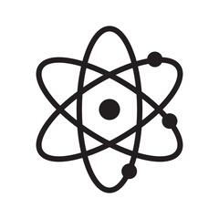 atom icon vector