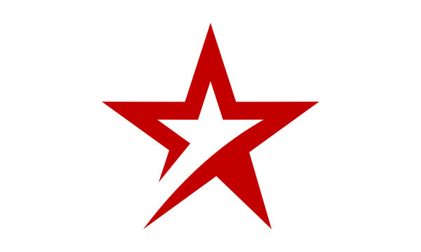 elegant star vector logo