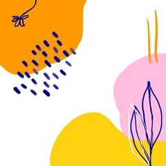 Posters flowers, leafs   digital drawing © Klaudia